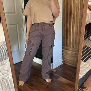 Urban Outfitters X Standard/ cloth Cargo Cropped Ankle Pants. S